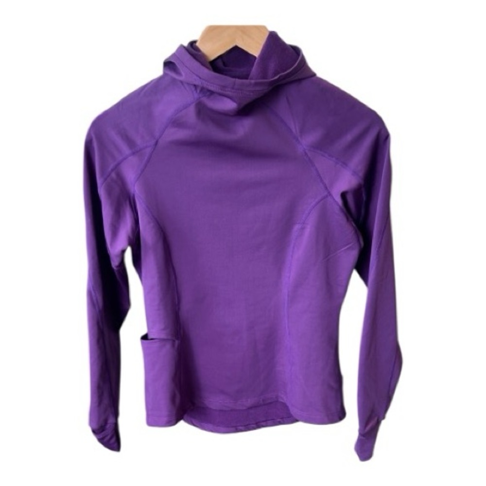 Sugoi Purple Athletic Pullover Hoodie with Thumbholes Size S Performance Trainin